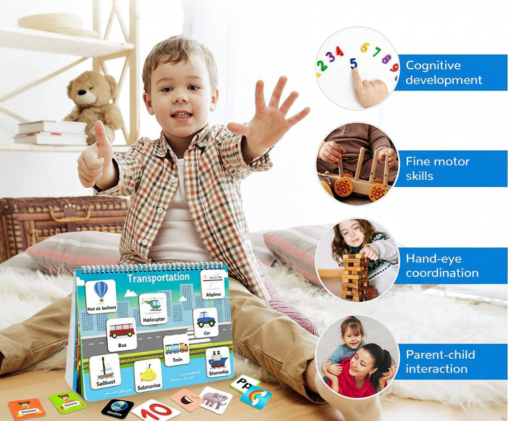 SHAMASHOKO Montessori Busy Book