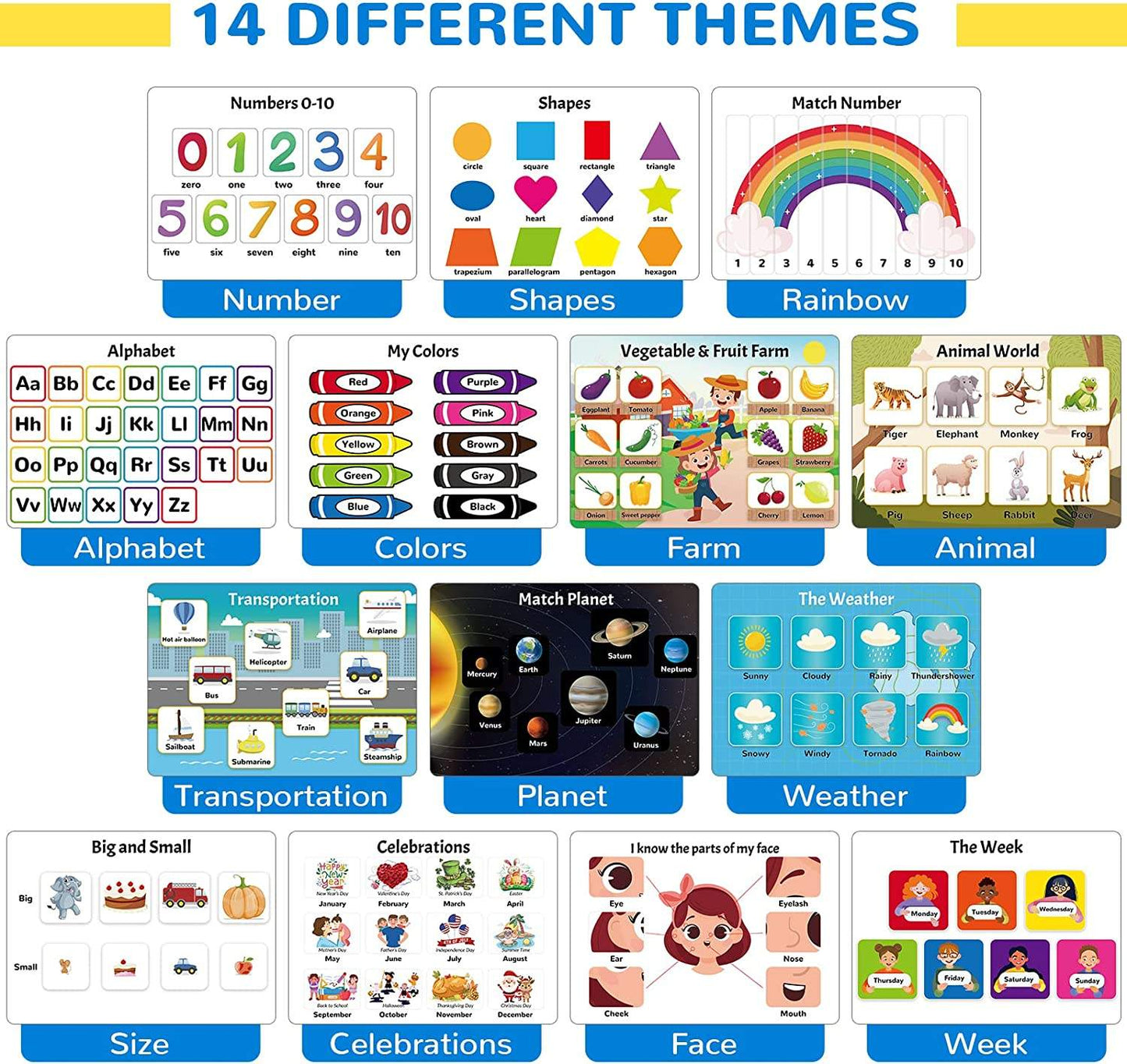 SHAMASHOKO Montessori Busy Book